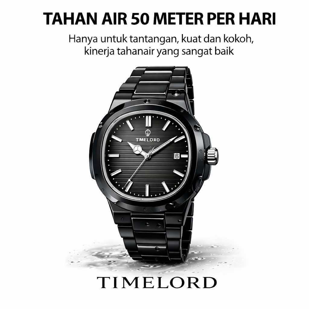 Jam Tangan Analog Pria Anti Air 2066 TIMELORD Original 100%