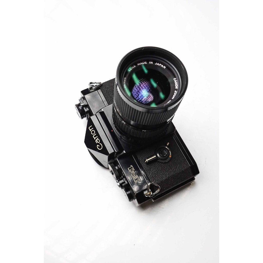 Kamera Analog Canon F-1 F1 kit 35-70 New FD Mulus Normal