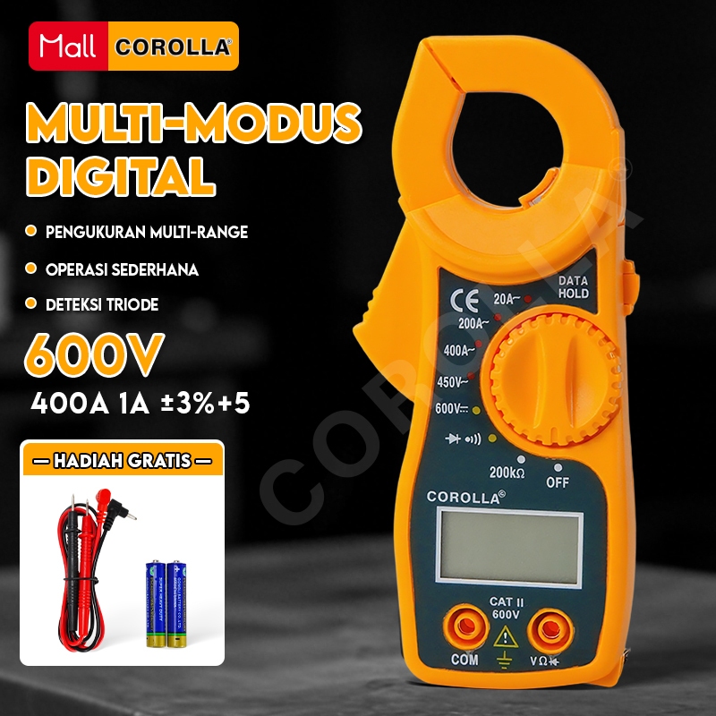 Tang Ampere MT87 Tang Multimeter Arus AC Tegangan AC DC