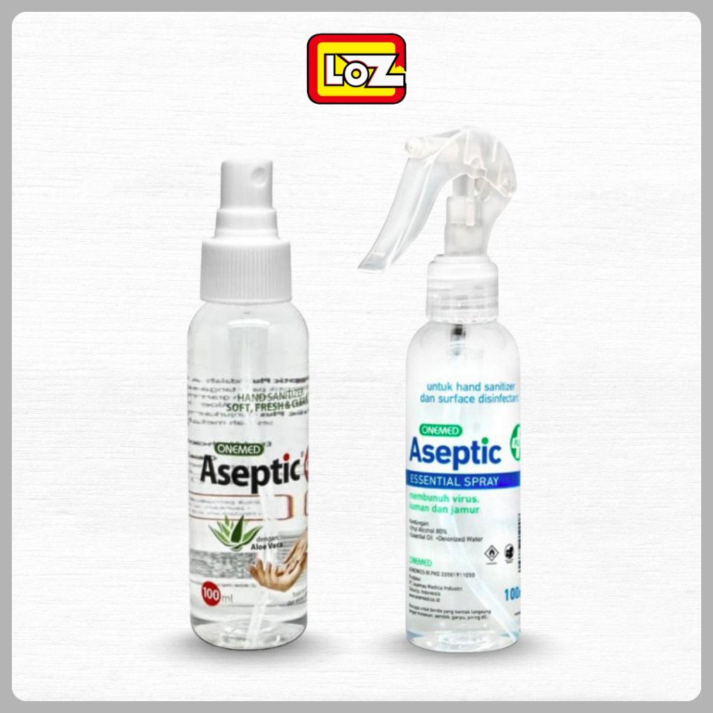 Hand Sanitizer Aseptic Plus Spray 100ml / ONEMED Sanitizer Aseptic