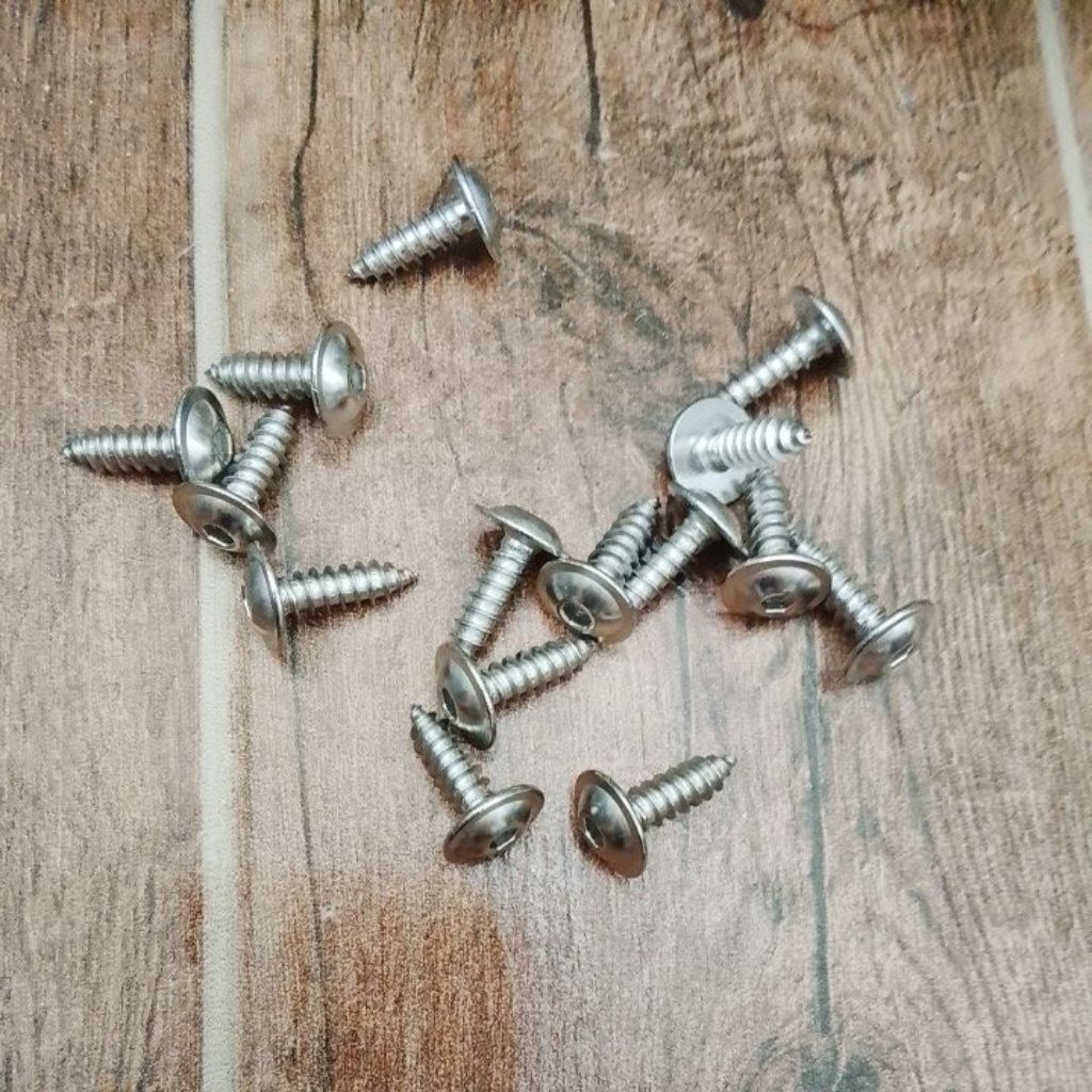 sekrup/skrup body all Yamaha kunci L stainless m5x16