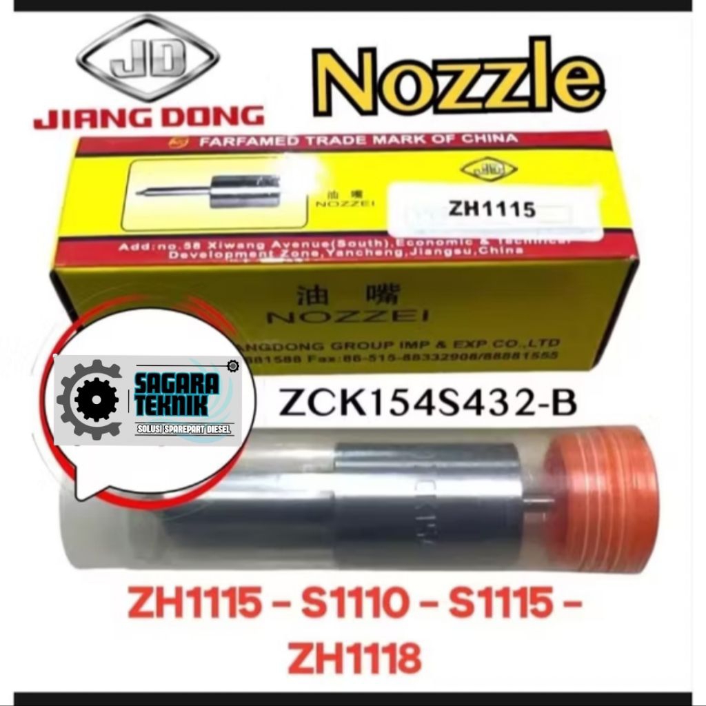 NOZZLE ZH 1115 MESIN DIESEL PENGGERAK JIANGDONG ZH 1115 MESIN ( 24 PK ) ORIGINAL JIANGDONG