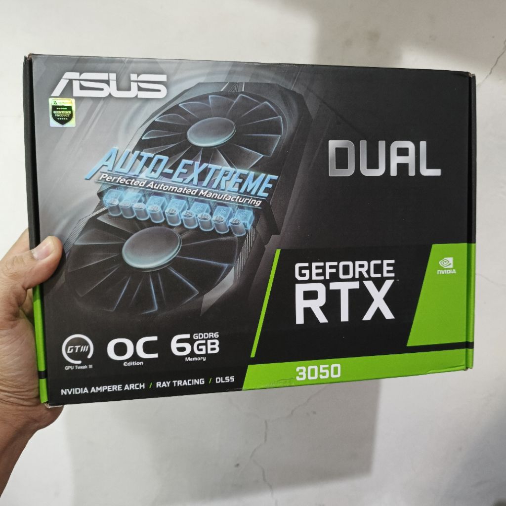 VGA Card RTX 3050 6GB Gigabyte MSI Asus NEW