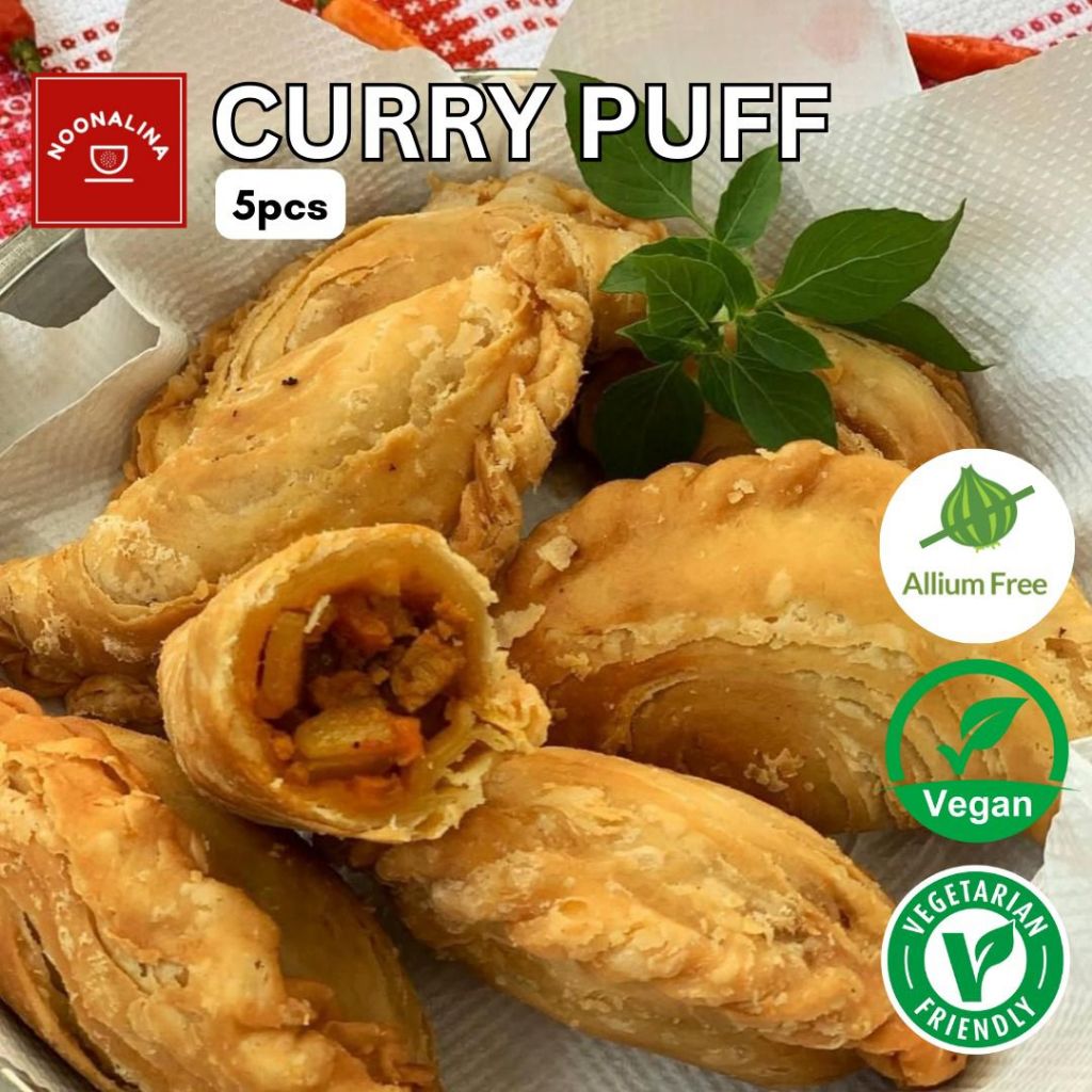 Curry Puff - 5pcs, VEGAN / VEGETARIAN FROZEN