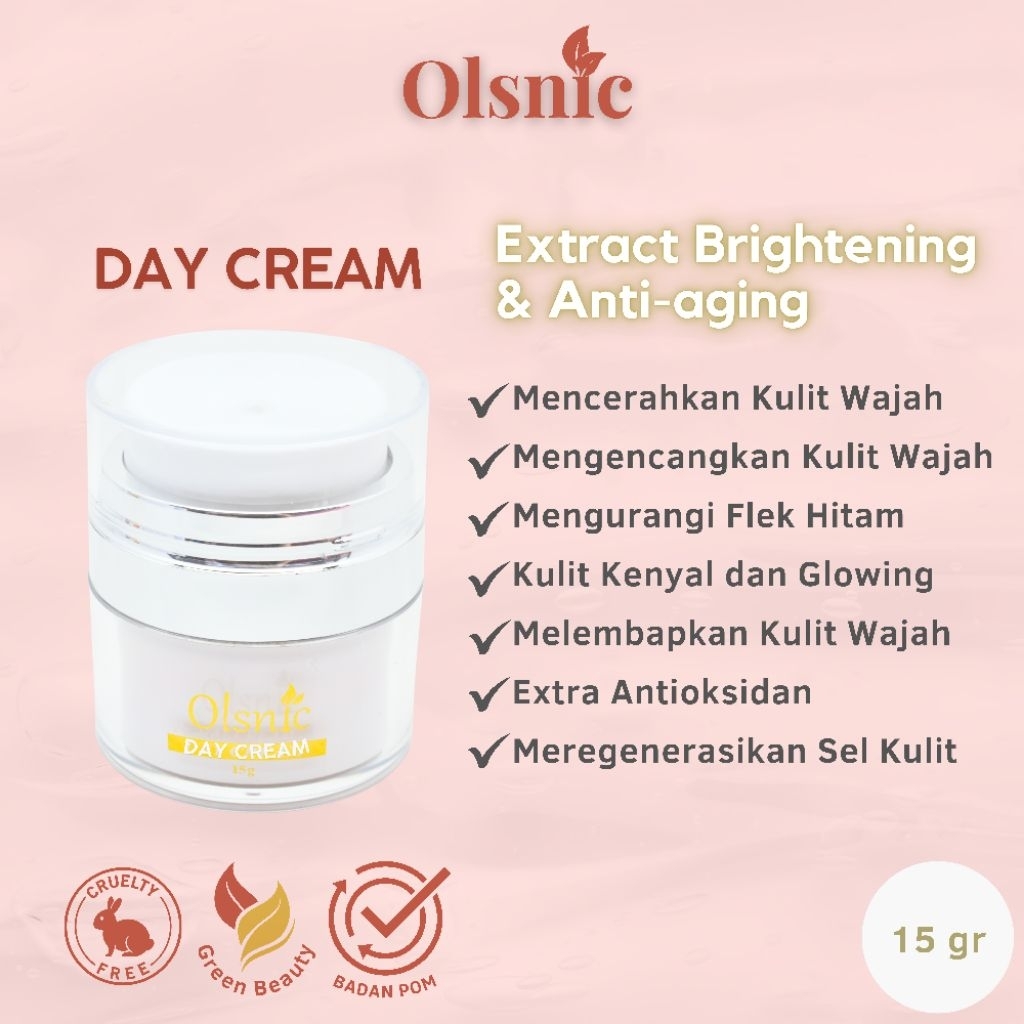 Olsnic Day Cream Antiaging/krim siang Antiaging
