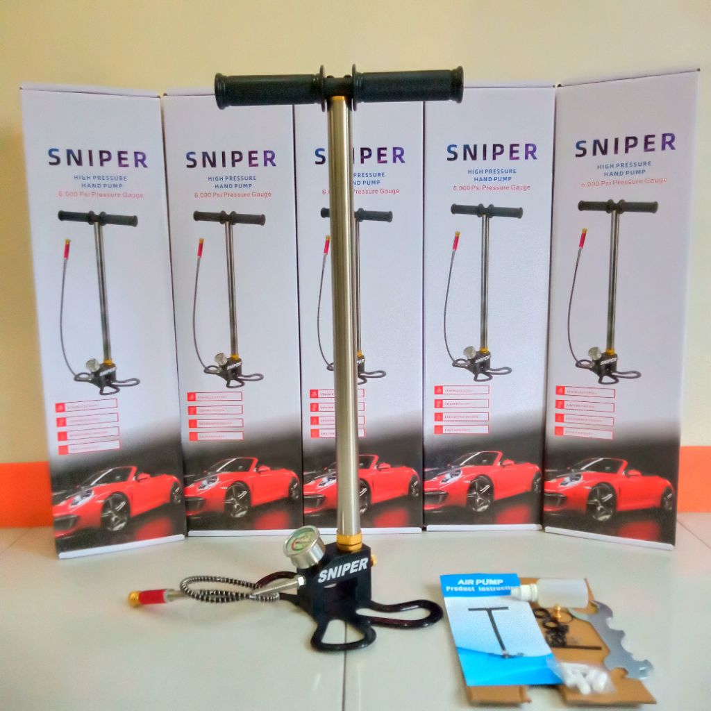 Pompa Unit PCP Manometer 6000 Psi Murah, Pompa PCP Kaki Lipat,Pompa Unit PCP Chamber Besar,Pompa Pcp