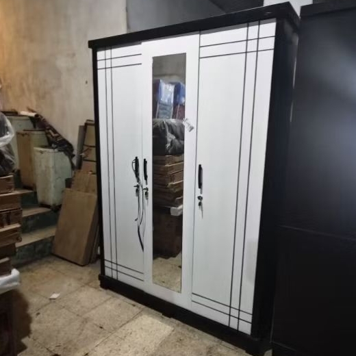 Lemari Pakaian 3 Pintu Minimalis Kayu