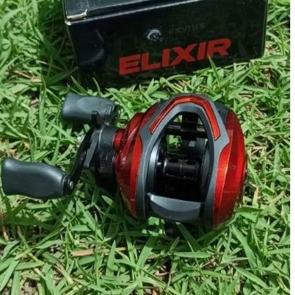 reel bc exvius elixer drag clicker handle kiri aluminium spool