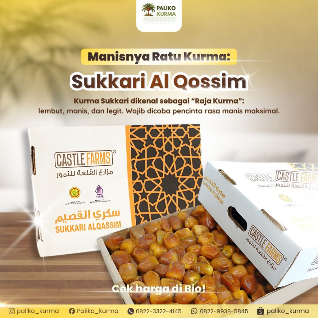 Sukkari CASTLE FARMS 1kg