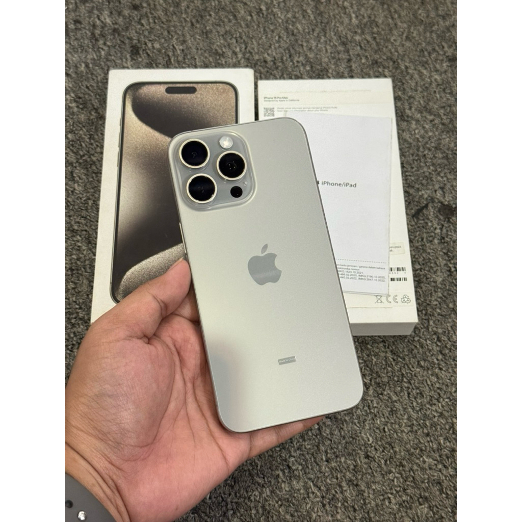 iphone 15 pro max 256gb ibox second fullset original