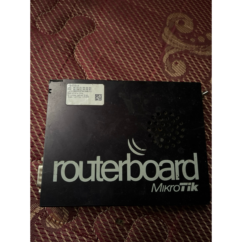 mikrotik rb450gx4 bekas upgrade