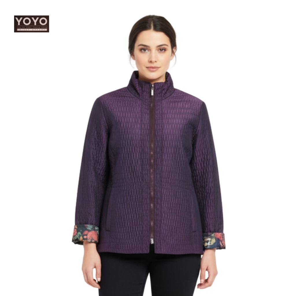 Jaket Wanita Motif Lucu Casual Terbaru Kekinian Original Vintage Murah