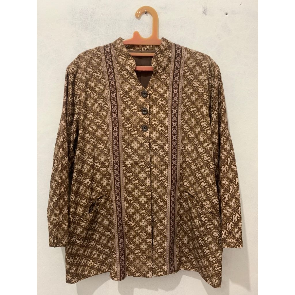 ​[PRELOVED] Tunik Batik Wanita Jumbo LD 120-125 cm - Katun Halus Adem - Big Size Cantik
