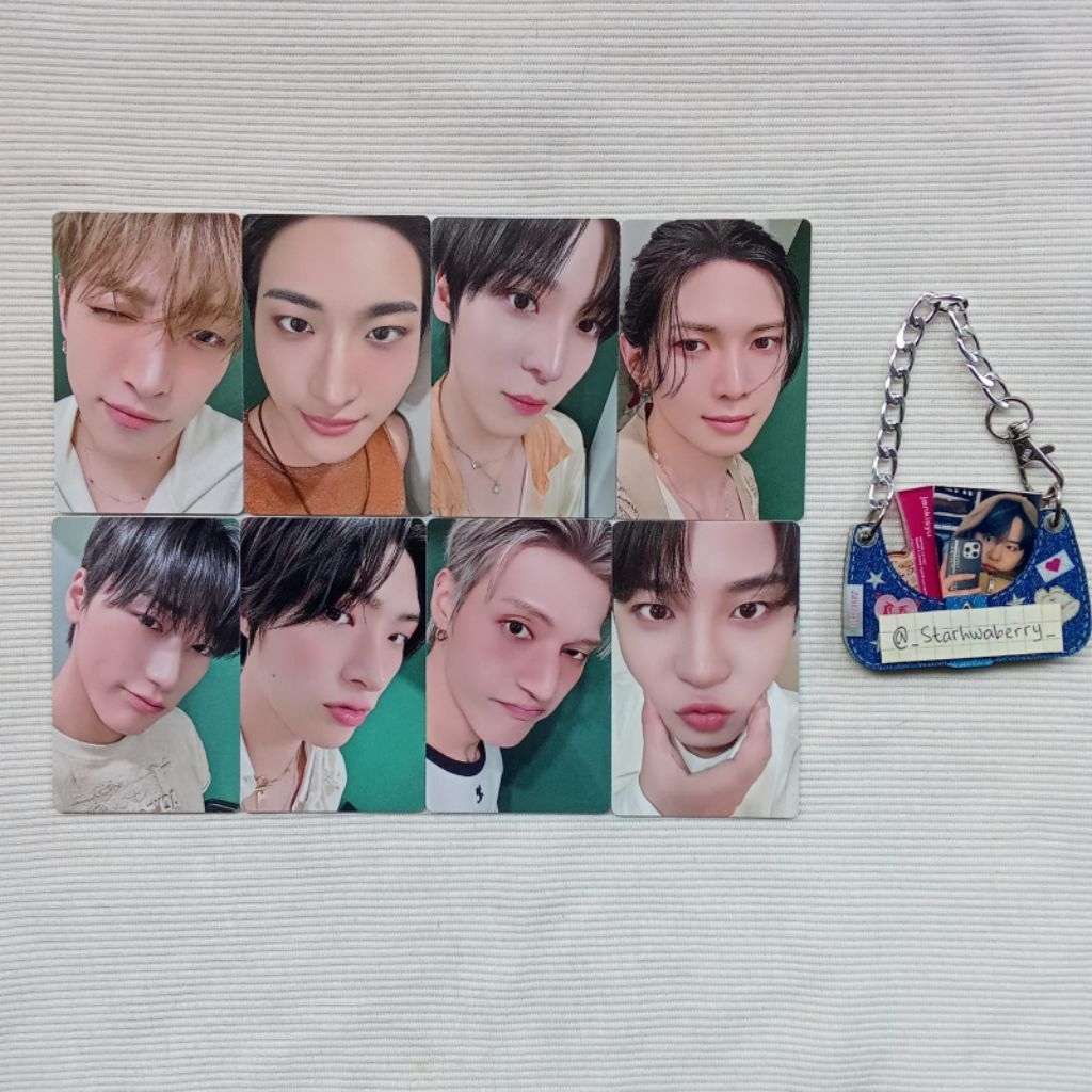 ateez 8room stamp photocard set hoongjoong seonghwa yunho yeosang san mingi wooyoung jongho pc