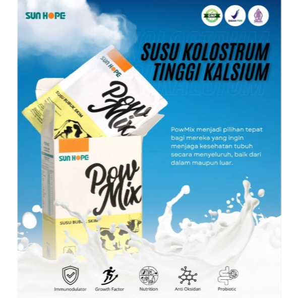 Susu Bubuk Sunhope POWER MIX / Susu Kolostrum Sunhope
