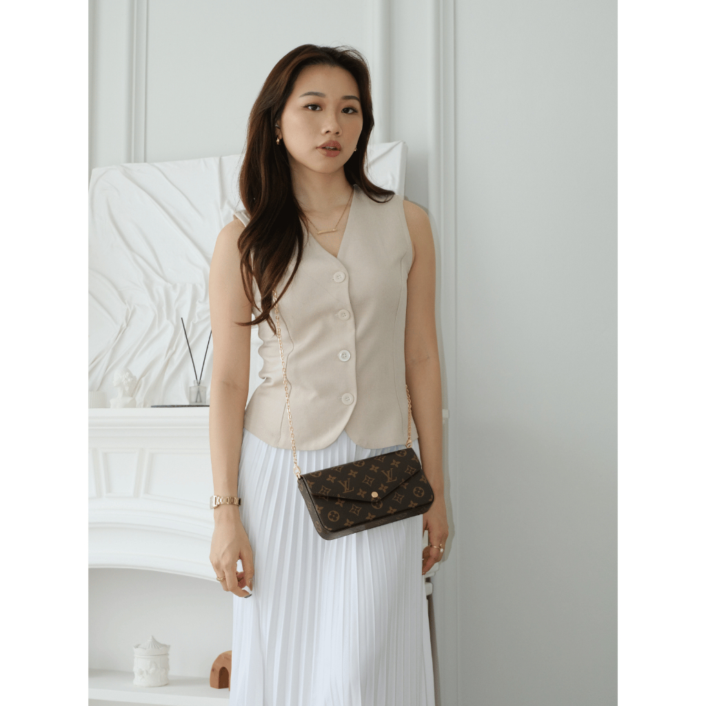 Dailyluxury_id | Tas Selempang Wanita Felicie Pochette Monogram