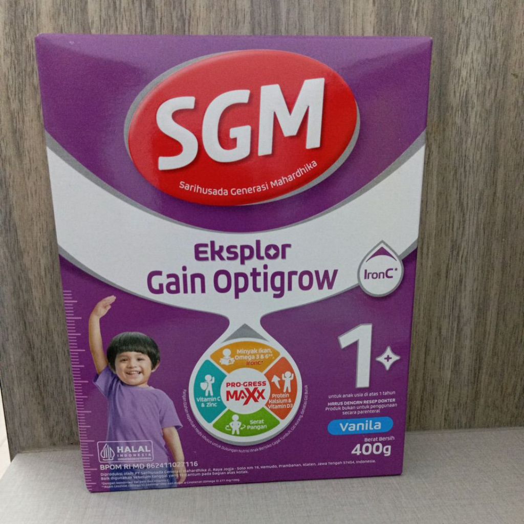 SGM Eksplor Gain Optigrow 1+ 400 gram || SGM Eksplor Gain Optigrow 1+ 800 gram