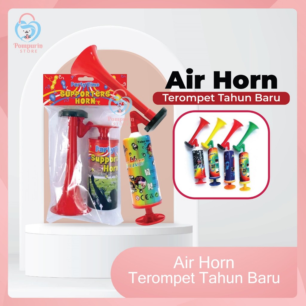 Air Horn Terompet Tahun Baru (Terompet Pesta / Supporter) - Terompet Air Horn Bahan Plastik