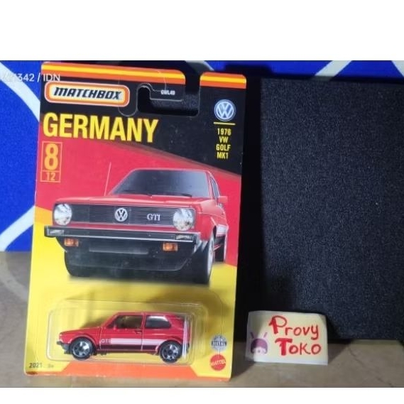 Matchbox VW Golf MK1 Merah rare