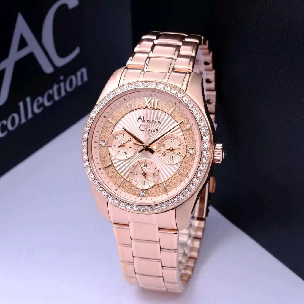 ORIGINAL JAM TANGAN ALEXANDRE CHRISTIE WANITA AC GARANSI RESMI ALEXANDER CRISTIE 2949 2a53 2A59 2A60