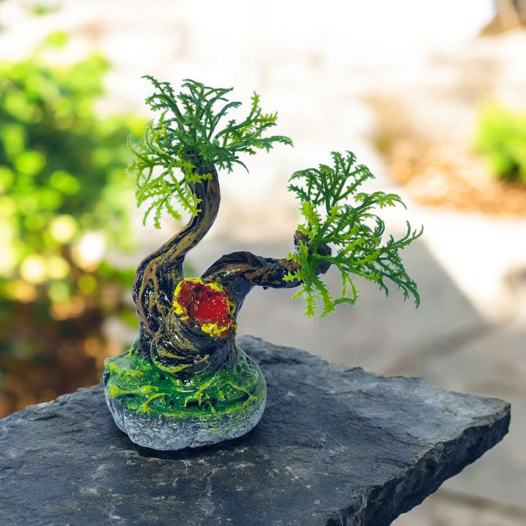 Hiasan Ornamen Dekorasi akuarium bonsai mini