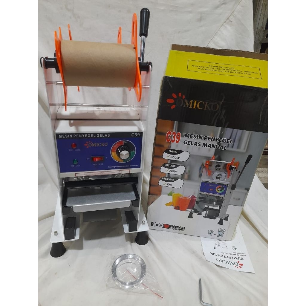 Cup sealer merk omicko c39 bisa sampai 22 oz