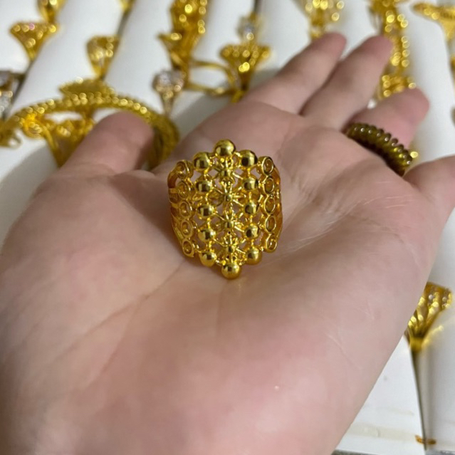 cincin dubai jumbo lapis emas