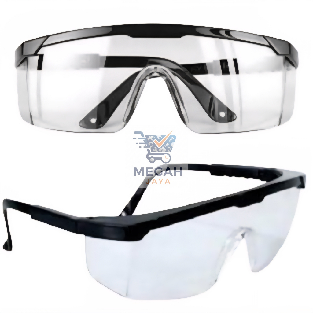 Kacamata Safety Gerinda Las - Kacamata Anti Debu Glasses Bening