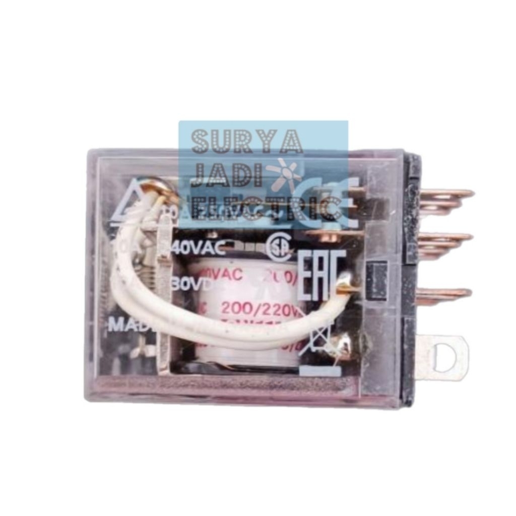 Relay OMRON LY4 220V | Relay LY4 220V AC 14 Kaki OMRON ORIGINAL