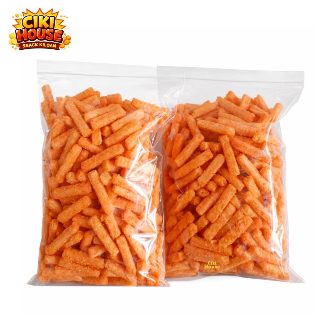 Stik Jagung Balado 200gram Pedas Gurih Nagih | Camilan Kiloan 1 Snack Jagung Balado