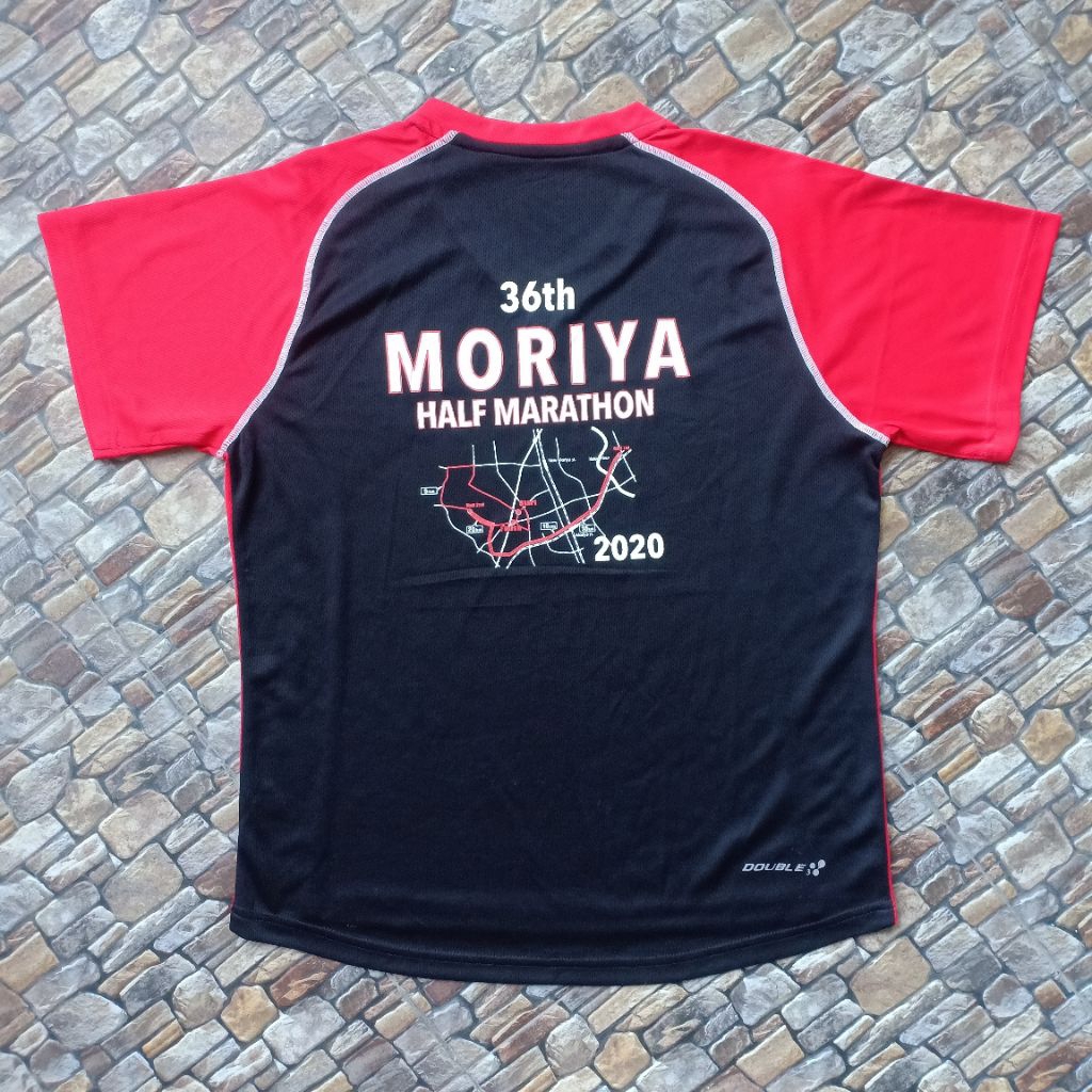 Kaos pria Event Running bahan Jersey