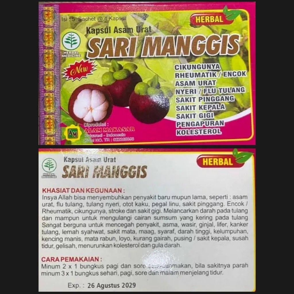 kapsul sari manggis original