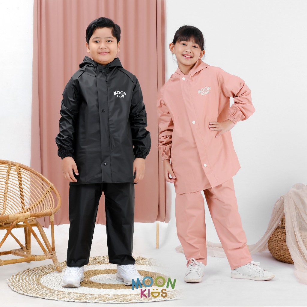 Moonkids Jas Hujan Anak SD Laki Laki Perempuan
