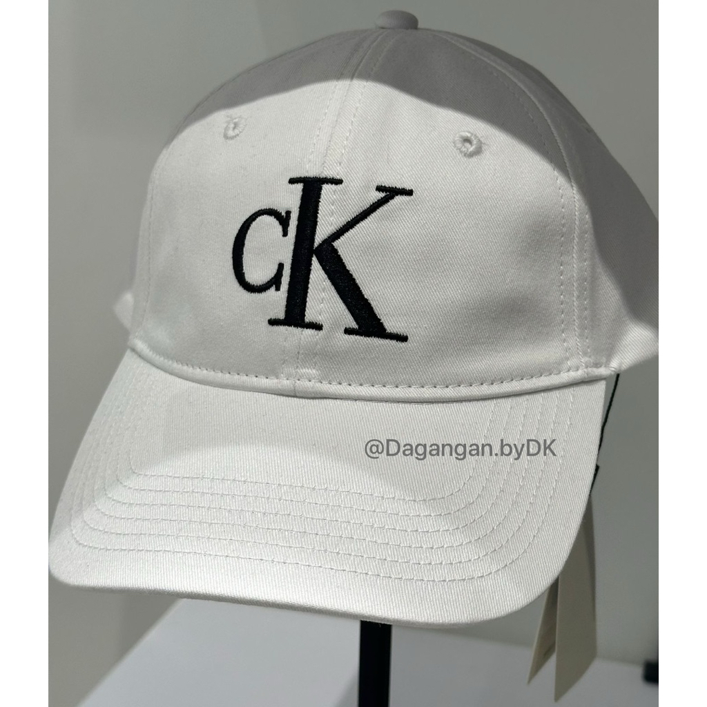 Topi Calvin Klein 3D Logo Original 100% White