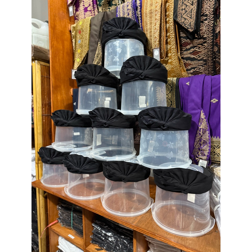 UDENG HITAM KATUN BALI PRIA // UDENG HITAM POLOS // JANGGAR RIMPIT // UDENG KEPET