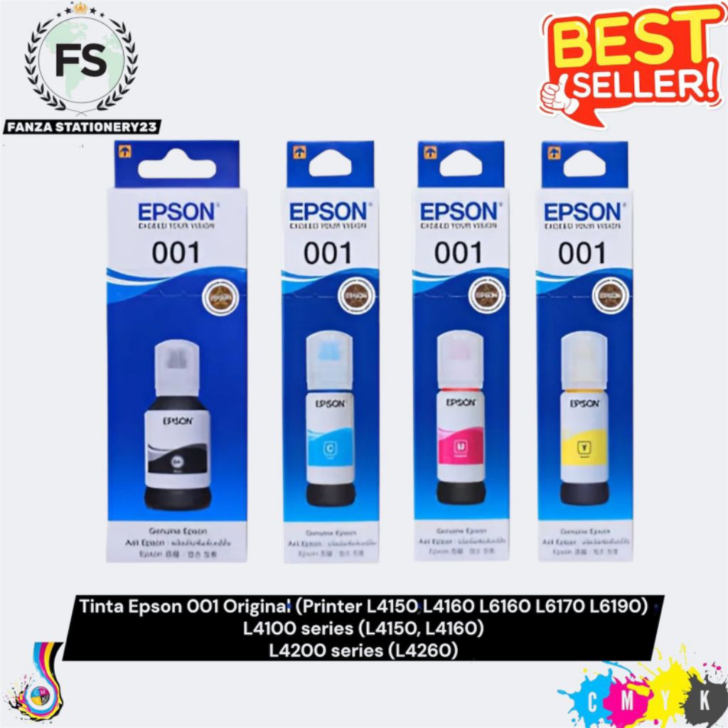 Tinta Epson 001 Black Original