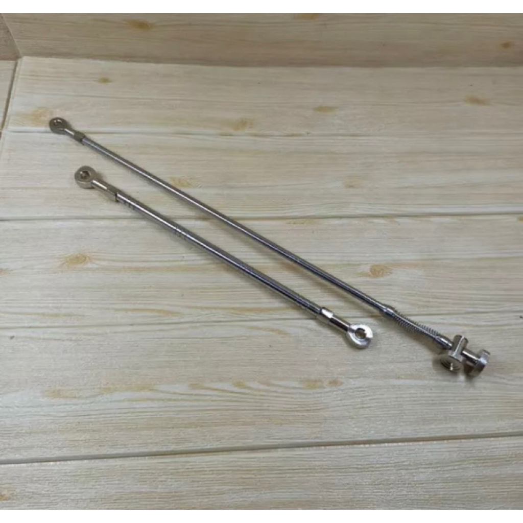 stik rem dan standhub penahan penggaris tromol belakang stainless 30cm stik rem belakang panjang 50c