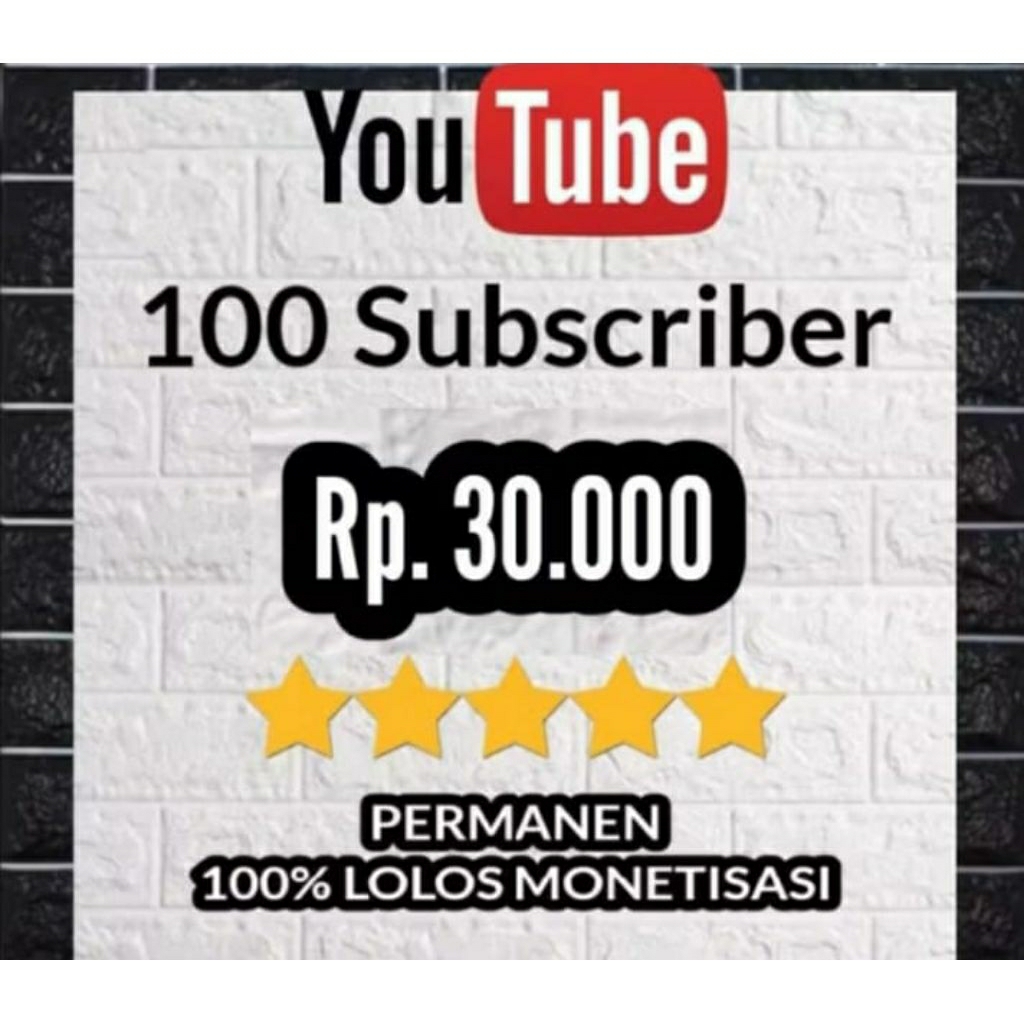 jasa 49 subscribe YouTube permanen