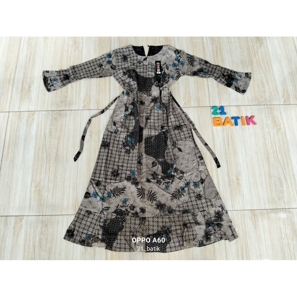 gamis batik anak tanggung