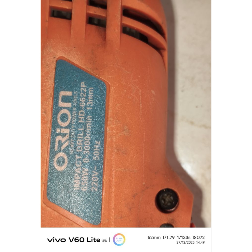 bor 13mm orion kondisi barang masih normal siap pakai