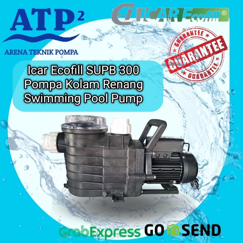 Icar Ecofill SUPB 300 Pompa Kolam Renang Pompa Sirkulasi Kolam Renang Pompa Air