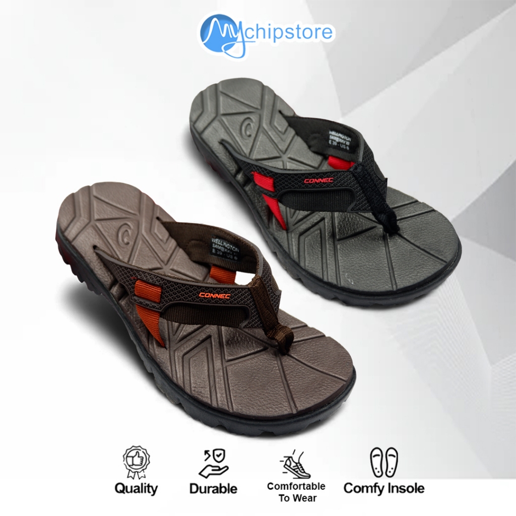 Connec WELLINGTON Sandal Pria Kekinian Casual Dewasa