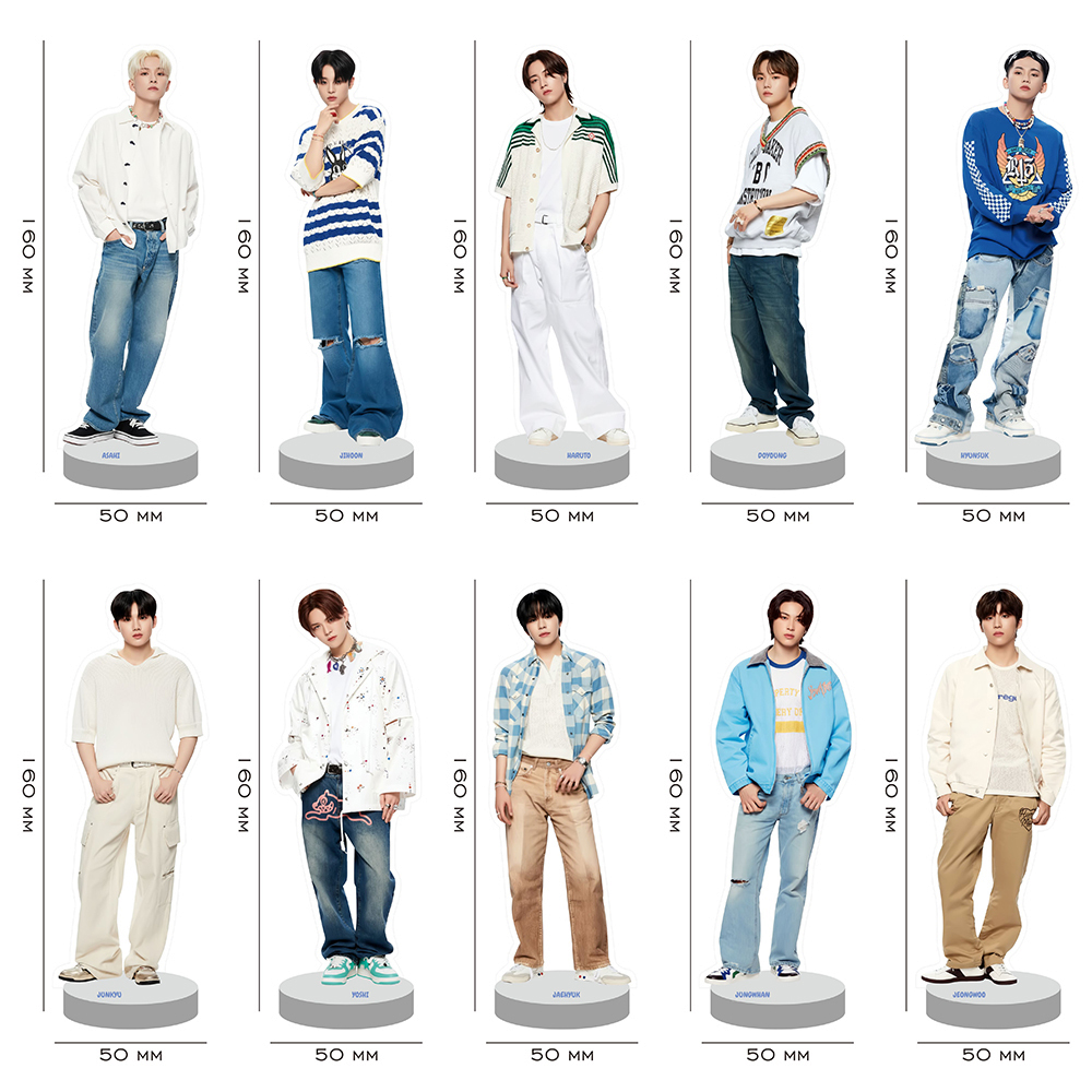 Standee Figure Akrilik Treasure HELLO AGAIN Fan Meeting Japan Acrylic Stand