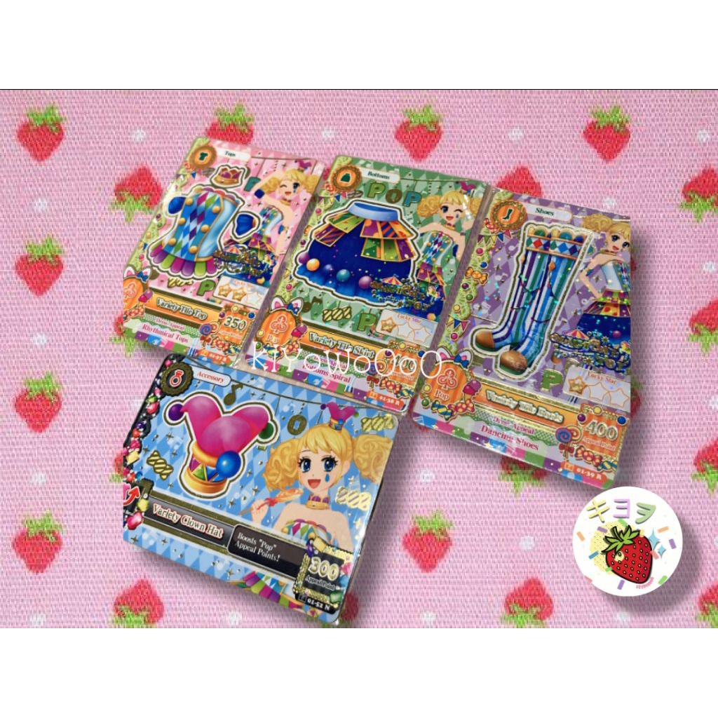 Kartu Aikatsu Rare Card Set Kii Magical Toy Variety Tile