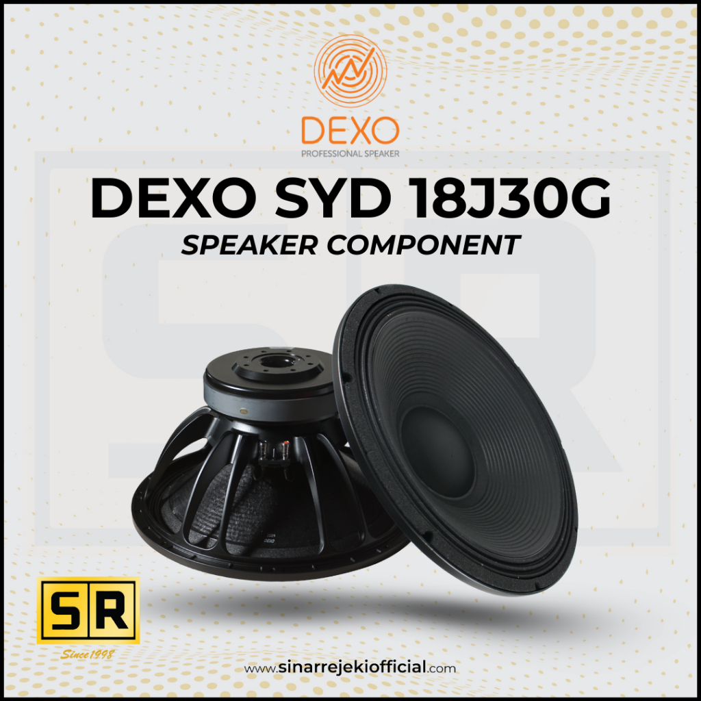 Speaker Component DEXO SYD 18J30G 18 Inch / Speker komponen DEXO 18 Inci