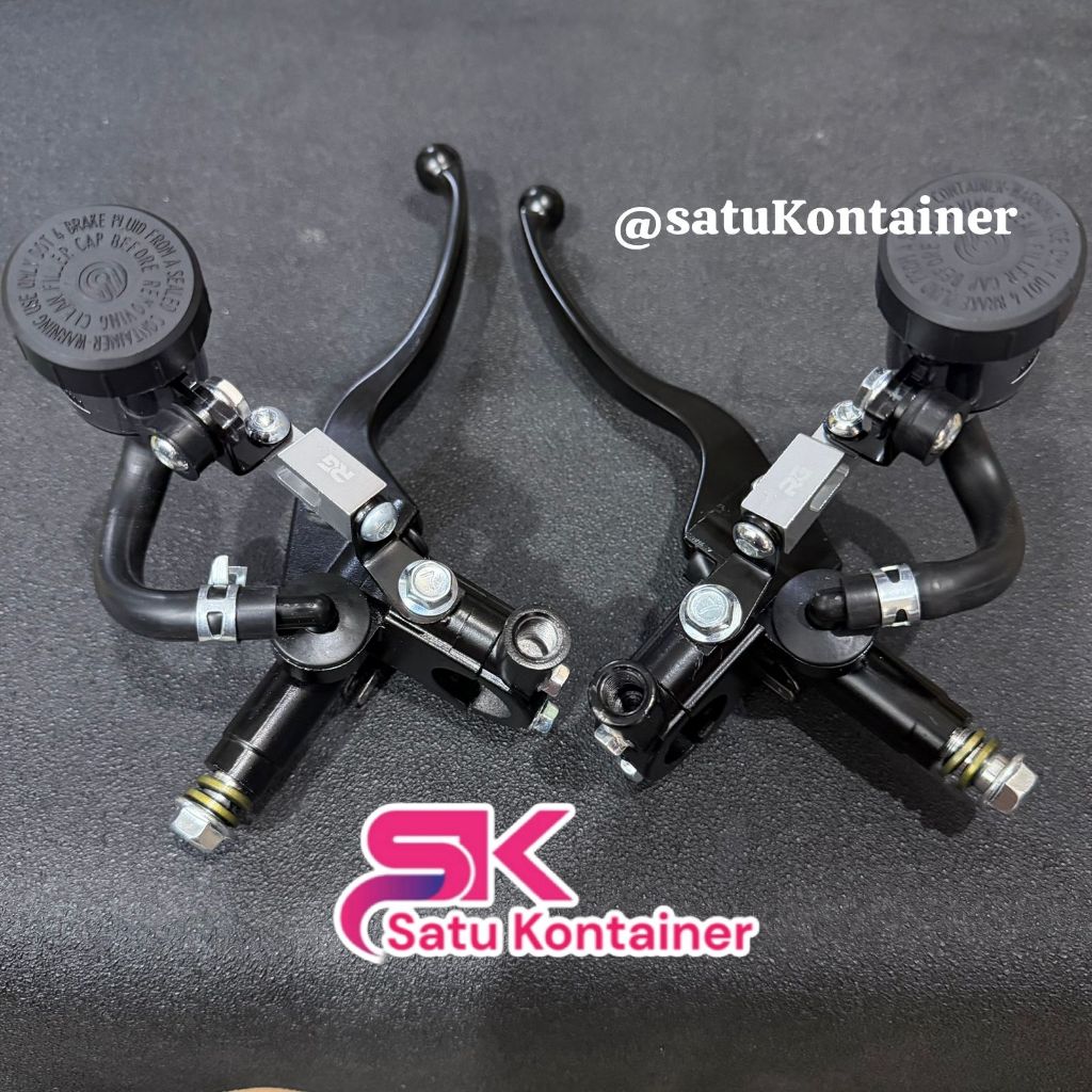 PROMO BISA COD.. MASTER REM NMAX DOUBLE TABUNG SMOKE/MASTER REM DEPAN NMAX RYBEN SATU KONTAINER (SIL