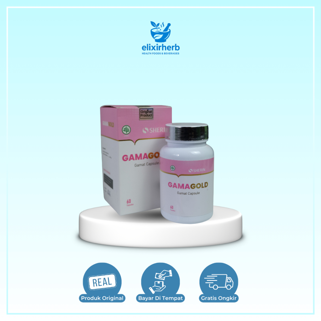 Gamagold Kapsul Kecantikan isi 60 Kapsul SHERIN - Kapsul Gamagold Isi 60 Kapsul