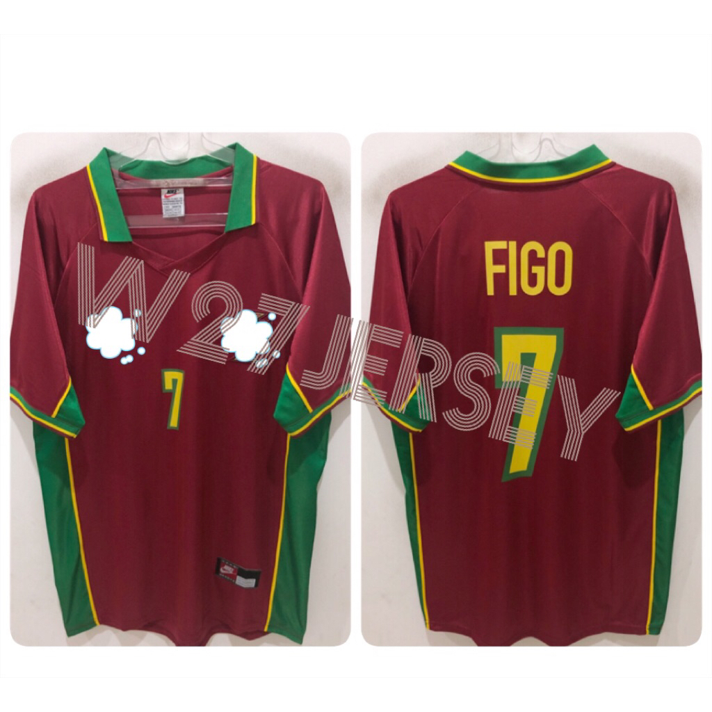 JERSEY RETRO - PORTUGAL HOME 1997 name player Figo