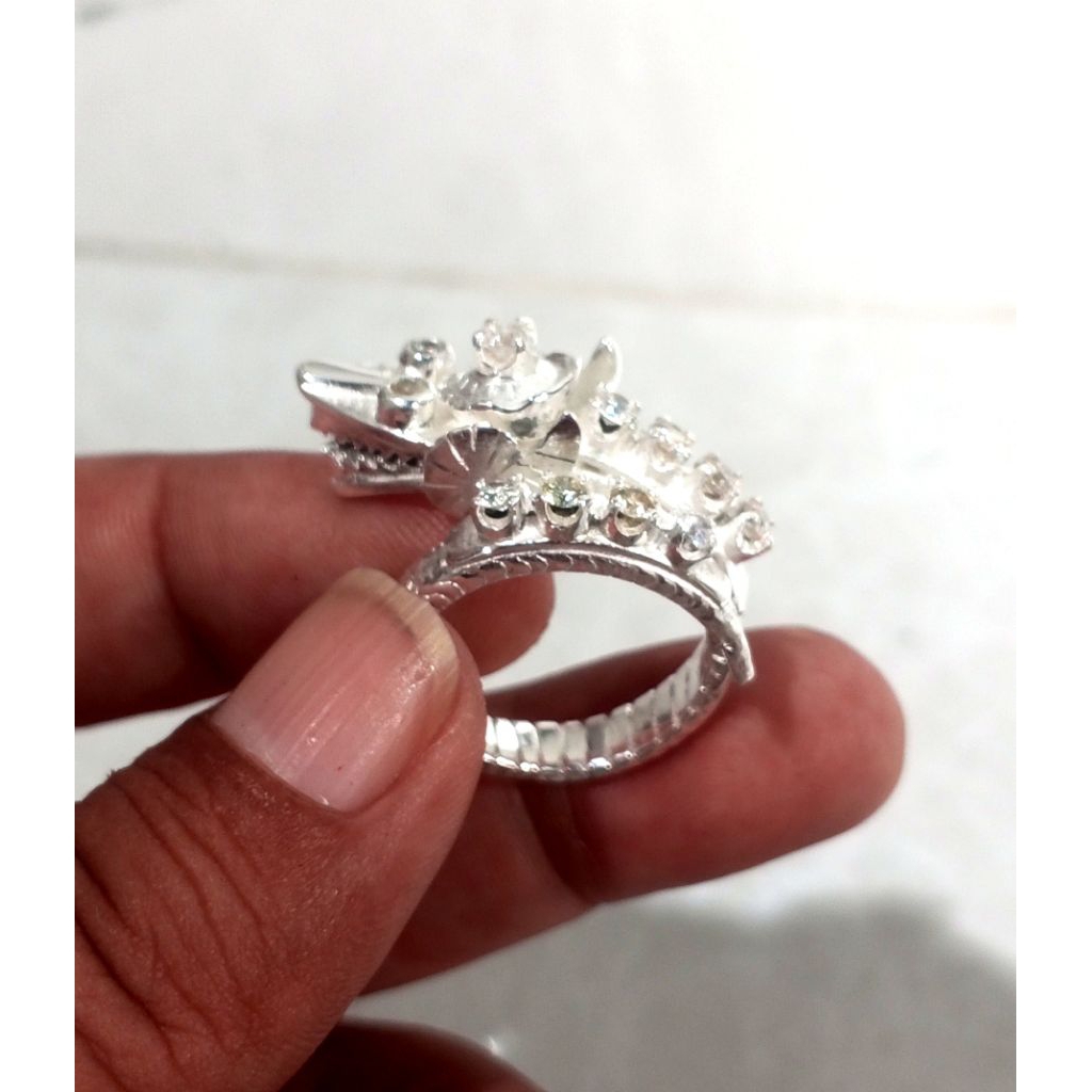 cincin ulan ulan PB X Silver 925 Natural Diamond