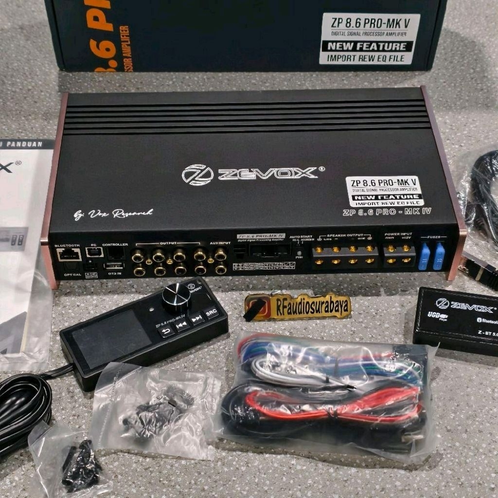 Processor DSP 8 channel zevox ZP 8.6 PRO MK5 zevox ZP 8.6 MK V  DSP new 2025